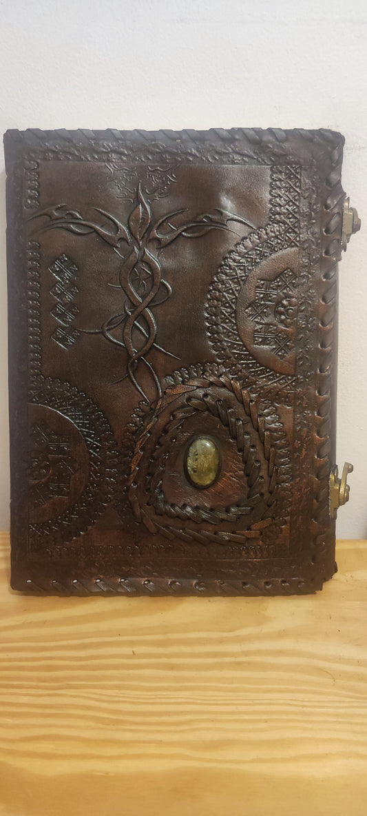 CARNET DE NOTES UNIQUE ET MAGNIFIQUEMENT FABRIQUÉ À LA MAIN