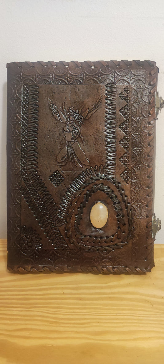 CARNET DE NOTES UNIQUE ET MAGNIFIQUEMENT FABRIQUÉ À LA MAIN